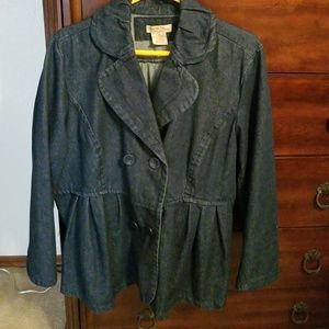 Double breasted Jean jacket